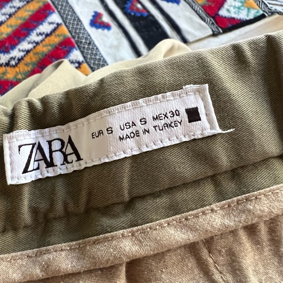 Kaki pleated trousers - Picture 4 of 4